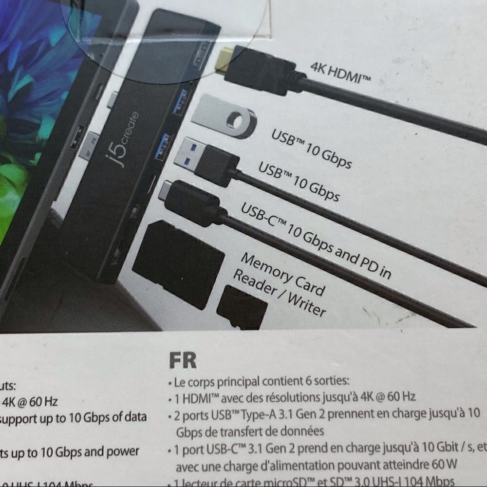 J Create Ultra Drive Minidock For Surface Pro 7 - Picture 8 of 11